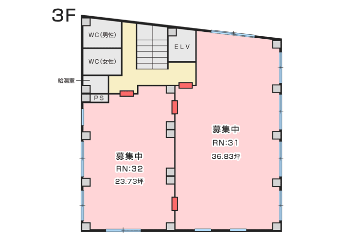 RN：32（3階　23.73坪）