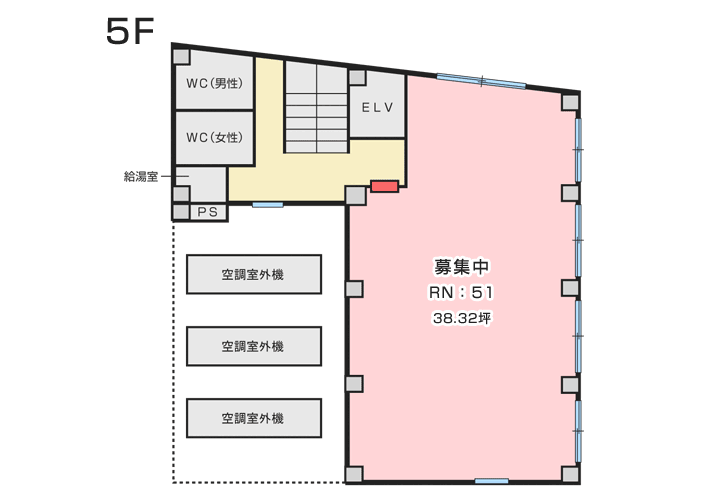 RN：51（5階　38.32坪）